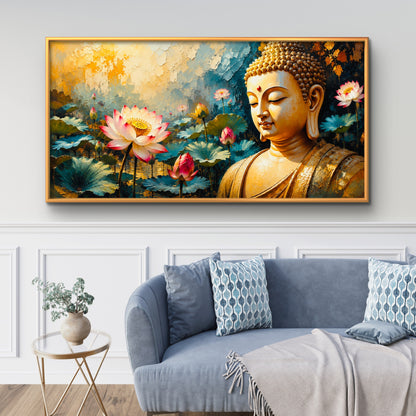 Lord Buddha Premium Canvas Painting