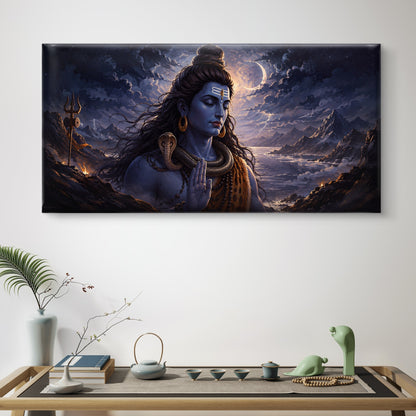 Lord Shiva Premium Canvas Painting