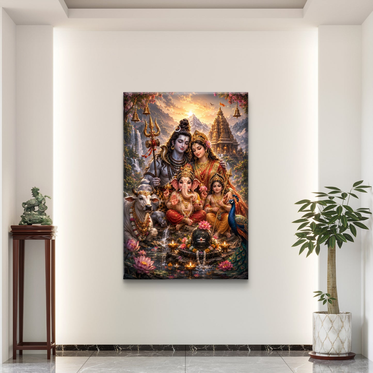 Lord Shiva Premium Canvas Painting - Buy Online | Decor By Neon