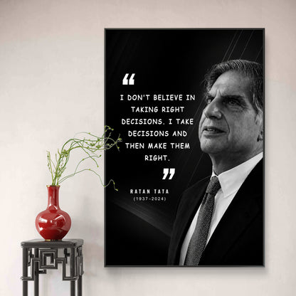 Ratan Tata Premium Canvas Painting