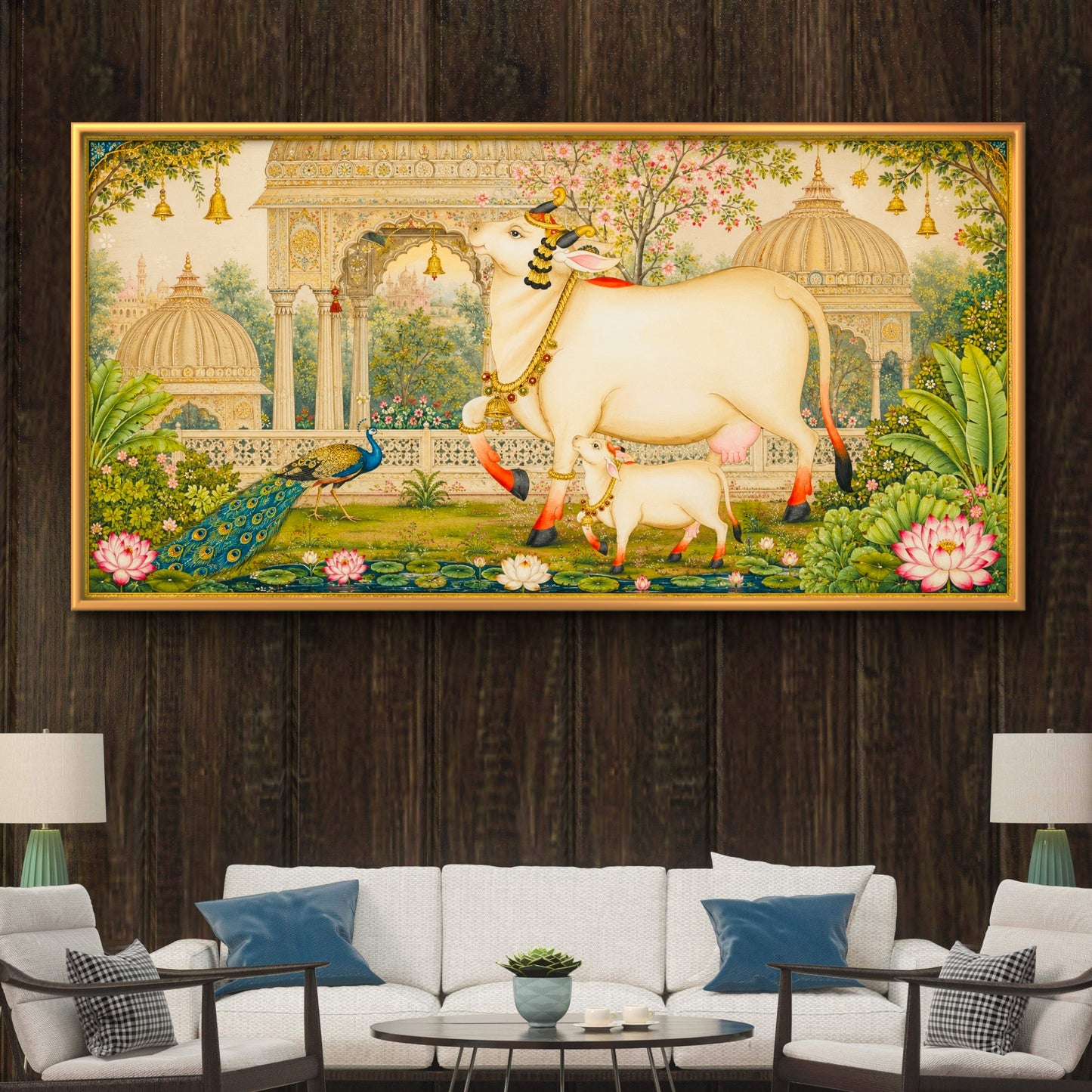 Traditional Pichwai Shrinathji Premium Canvas Painting - Buy Online | Decor By Neon