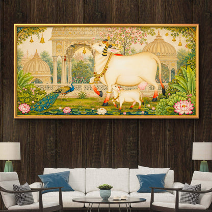Traditional Pichwai Shrinathji Premium Canvas Painting