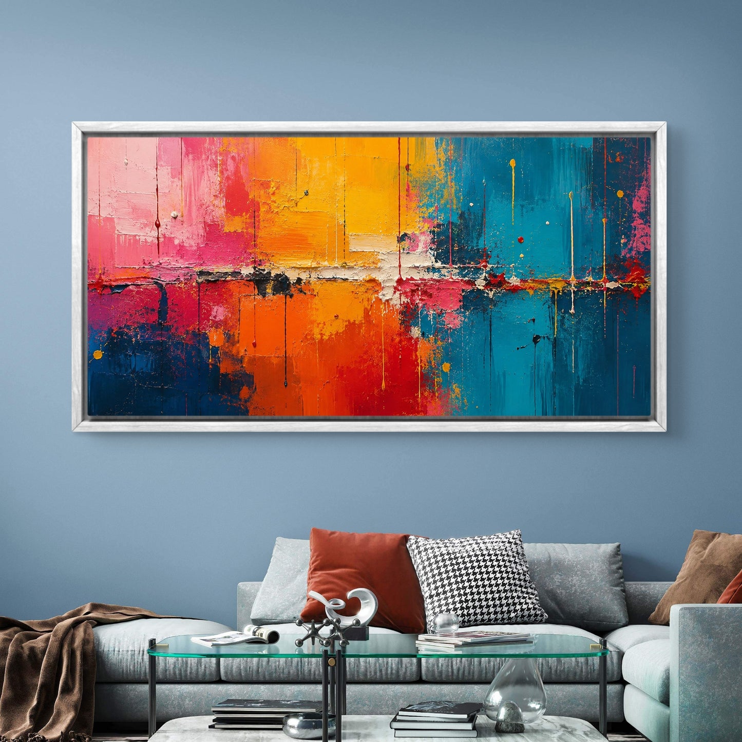 Abstract Art Premium Canvas Painting - Buy Online | Decor By Neon