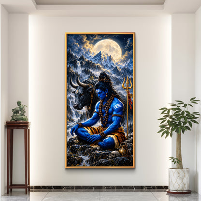 Lord Shiva Premium Canvas Painting
