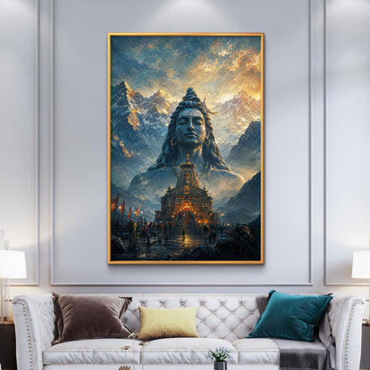 Lord Shiva Premium Canvas Painting