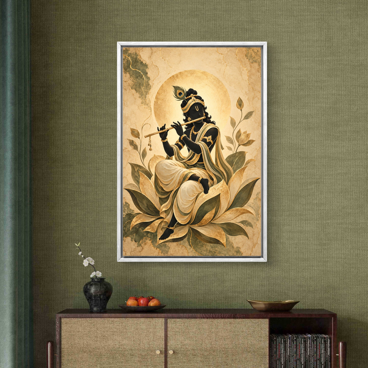 Lord Krishna Premium Canvas Painting - Buy Online | Decor By Neon