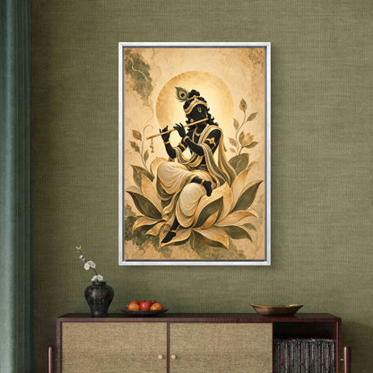 Lord Krishna Premium Canvas Painting