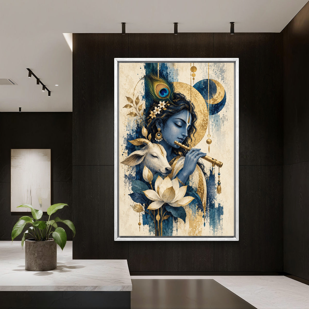 Radha Krishna Premium Canvas Painting - Buy Online | Decor By Neon