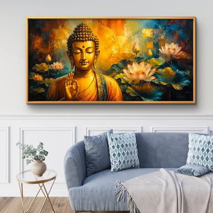 Lord Buddha Premium Canvas Painting