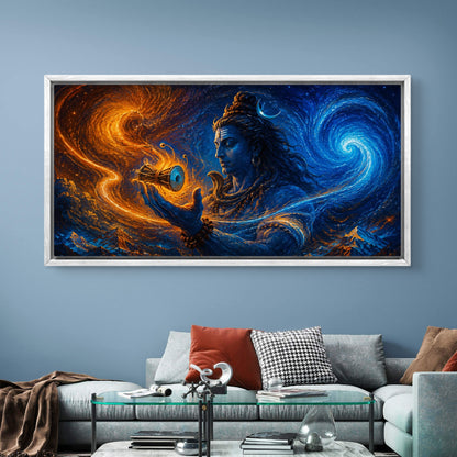 Lord Shiva Premium Canvas Painting