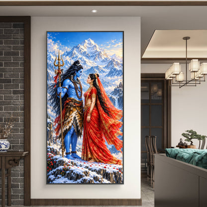 Lord Shiva Premium Canvas Painting