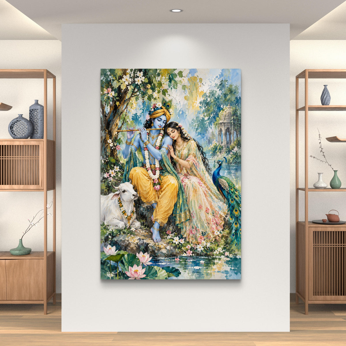 Radha Krishna Premium Canvas Painting - Buy Online | Decor By Neon