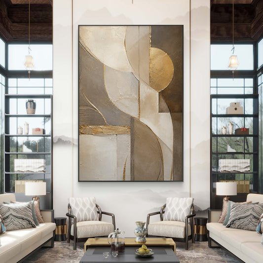 Luxury Neutral Premium Canvas Painting - Canvas Wall Art | Decor By Neon
