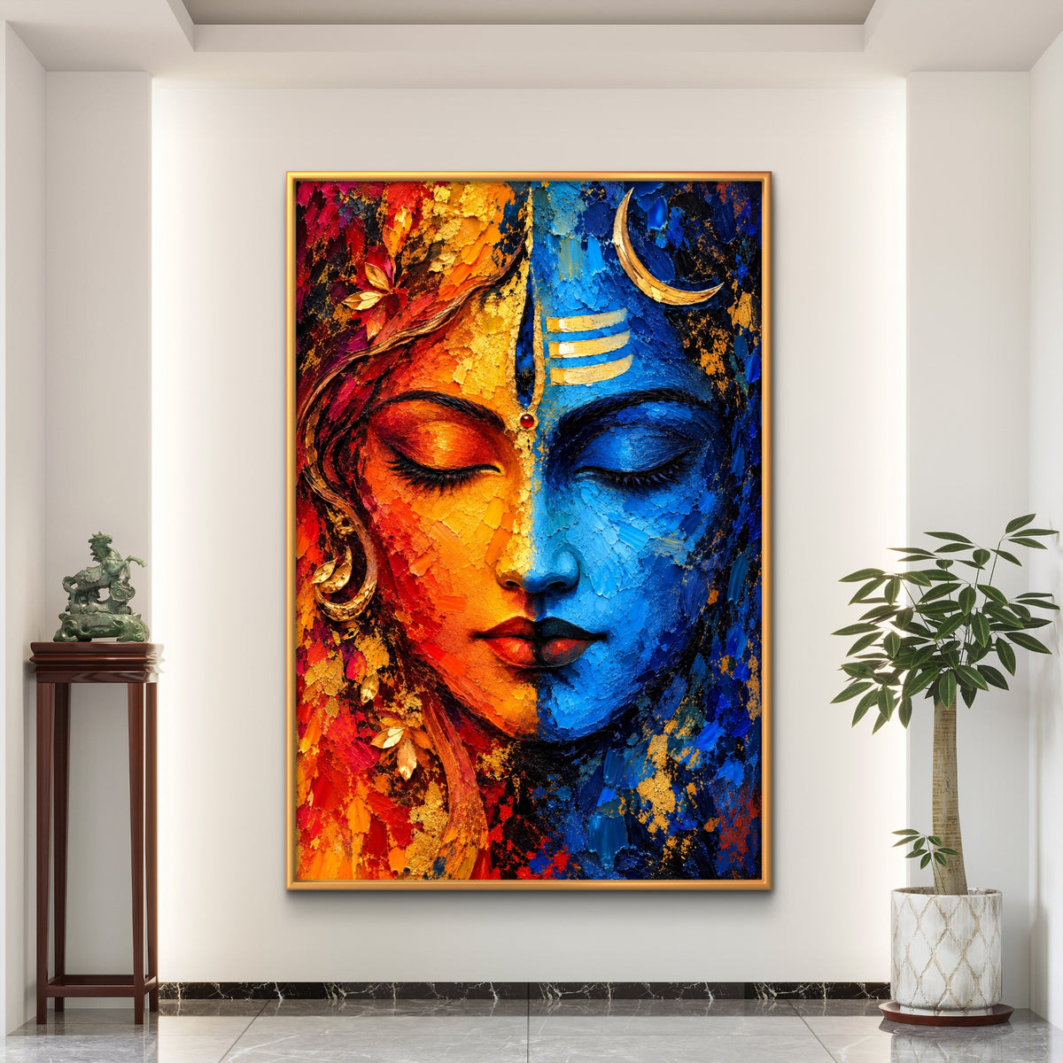 Lord Shiva Premium Canvas Painting - Buy Online | Decor By Neon
