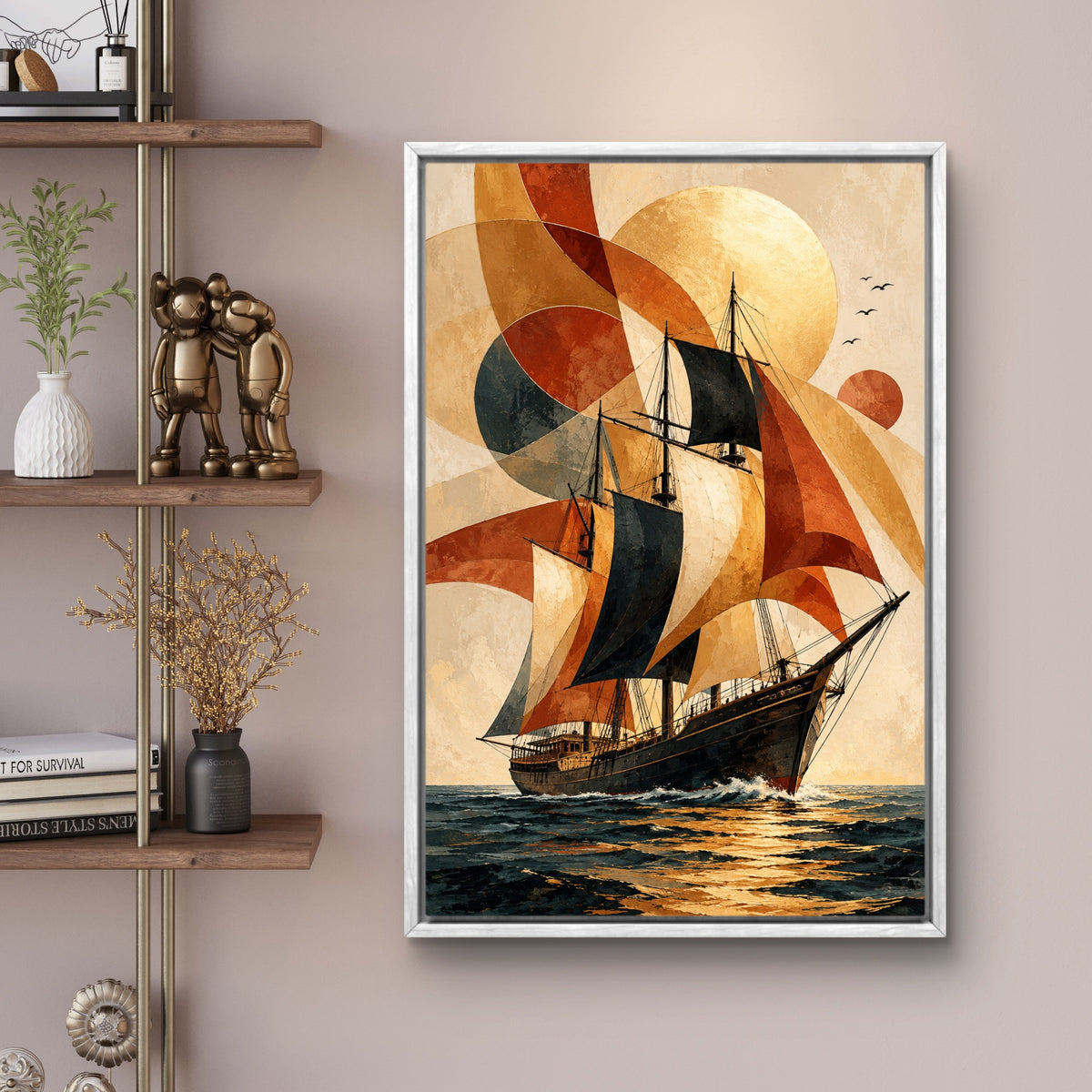Abstract Art Premium Canvas Painting - Buy Online | Decor By Neon