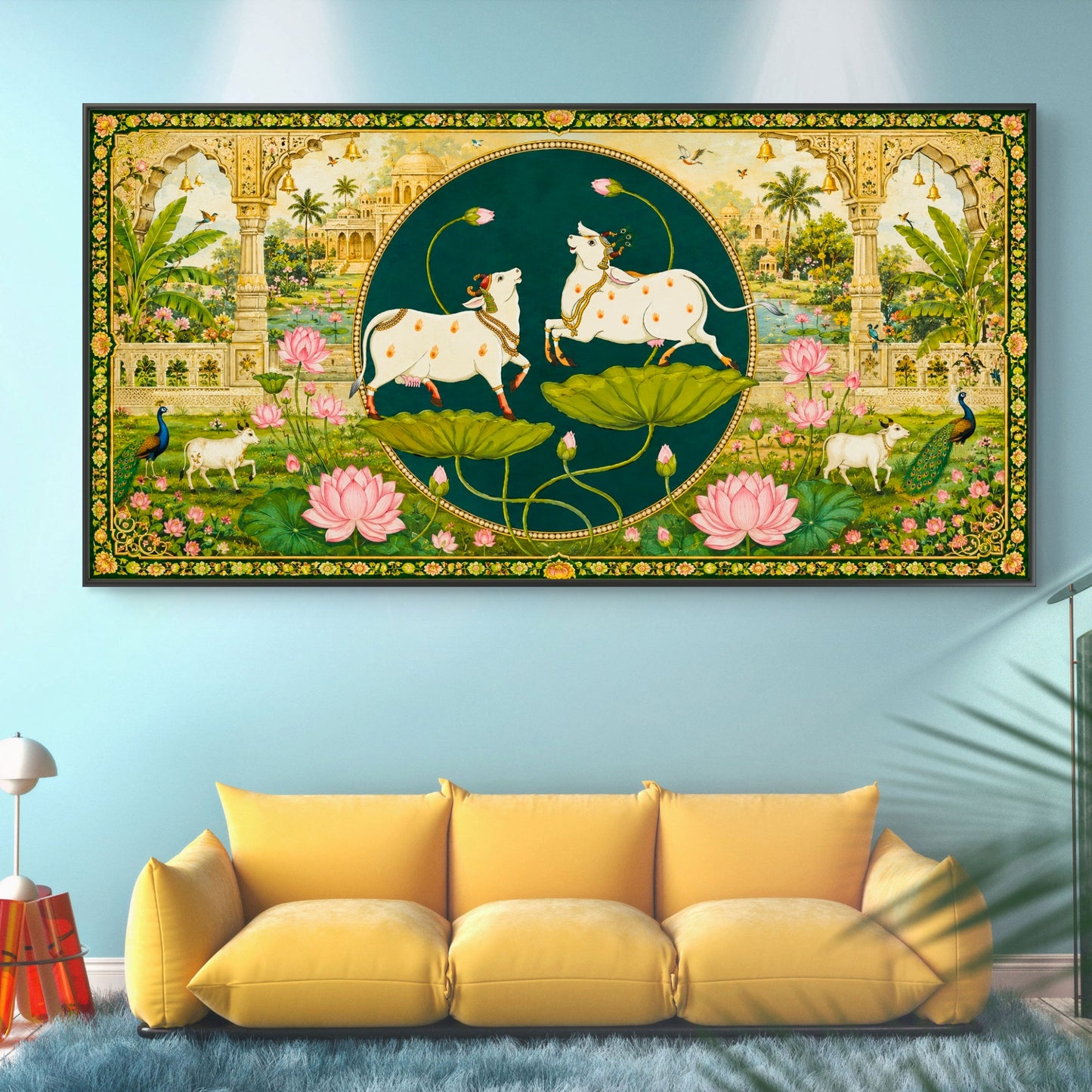 Traditional Pichwai Shrinathji Premium Canvas Painting - Buy Online | Decor By Neon