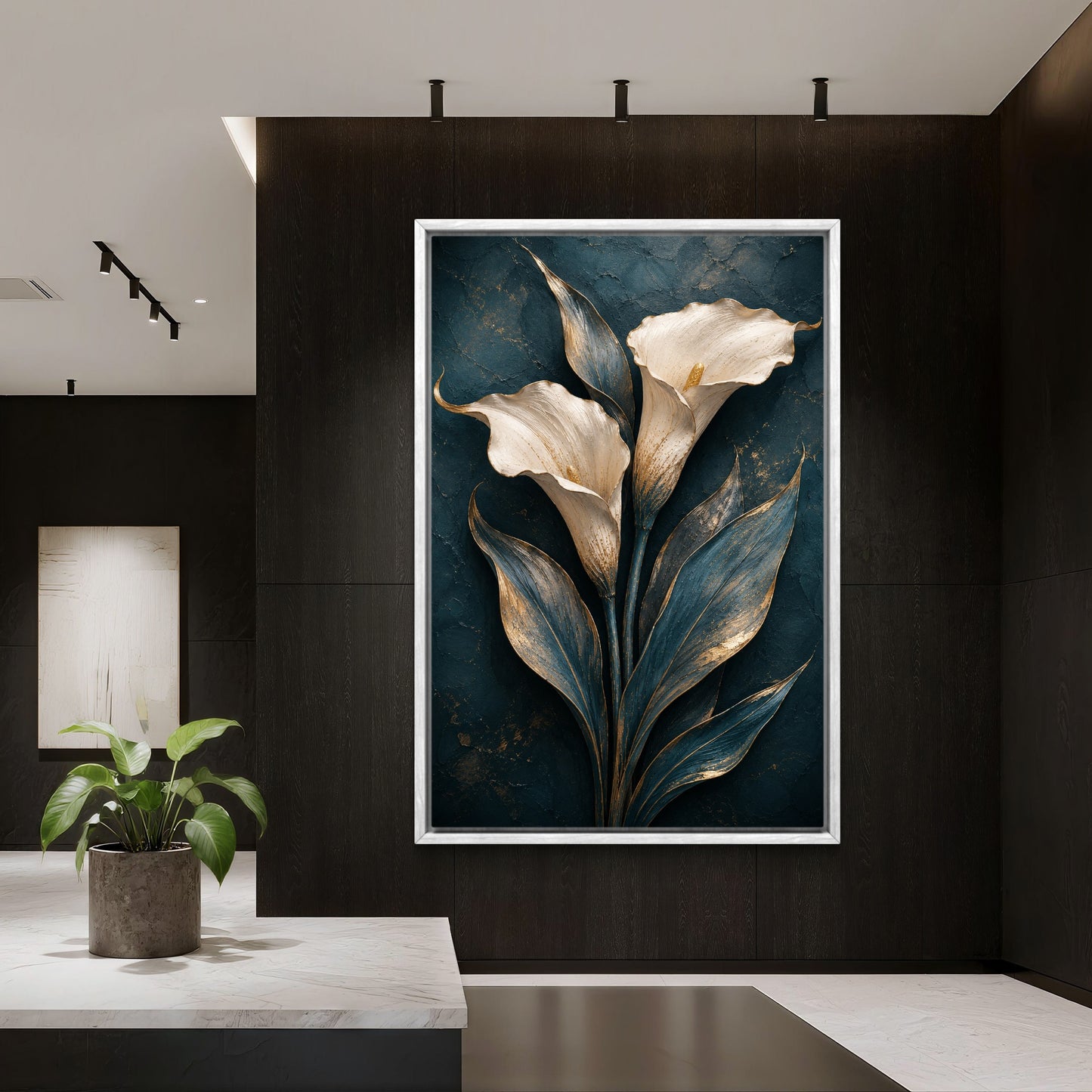 Botanical Luxury Premium Canvas Painting - Buy Online | Decor By Neon