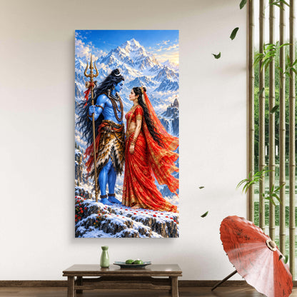 Lord Shiva Premium Canvas Painting