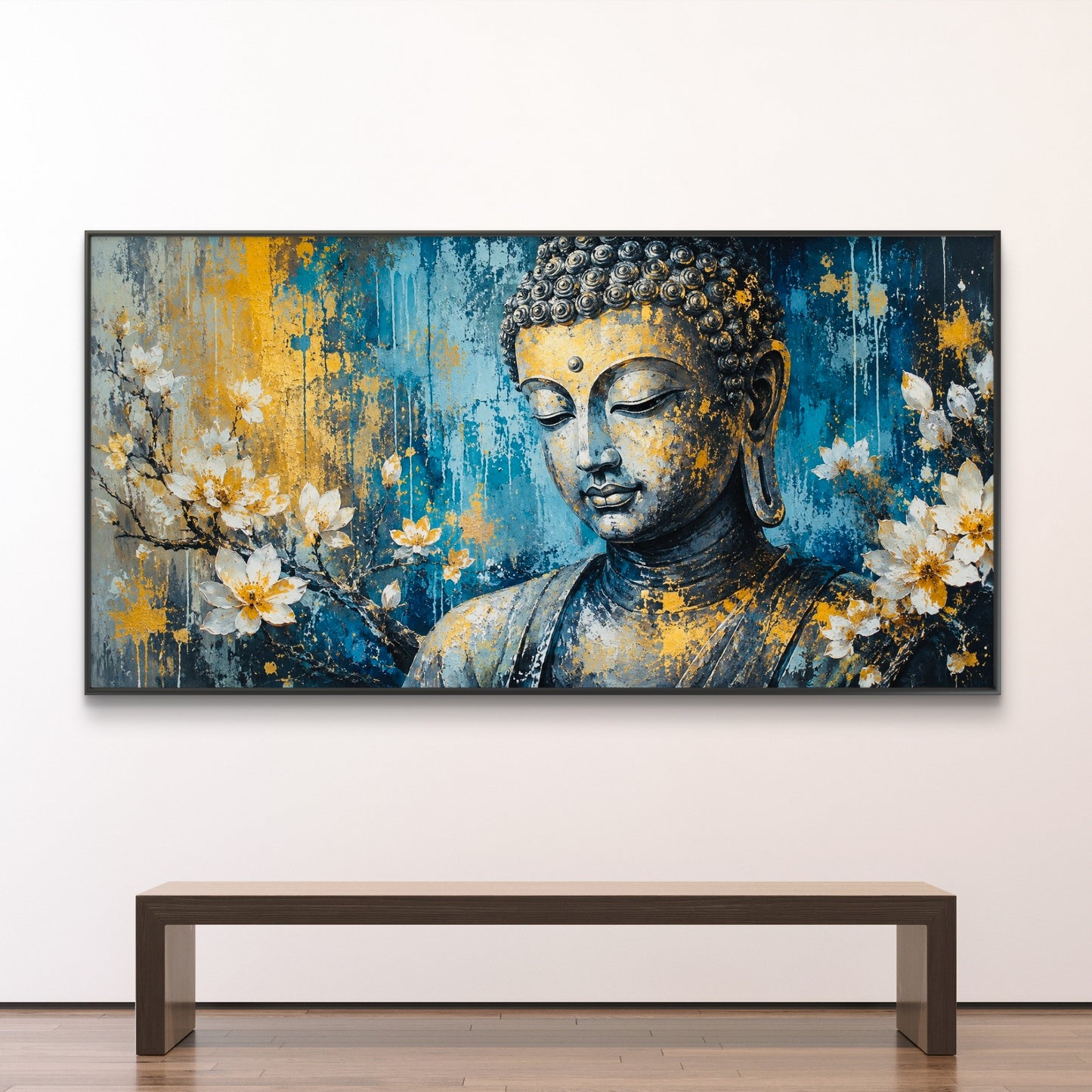 Lord Buddha Premium Canvas Painting - Buy Online | Decor By Neon