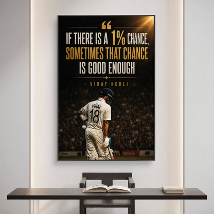 Virat Kohli  Premium Canvas Painting