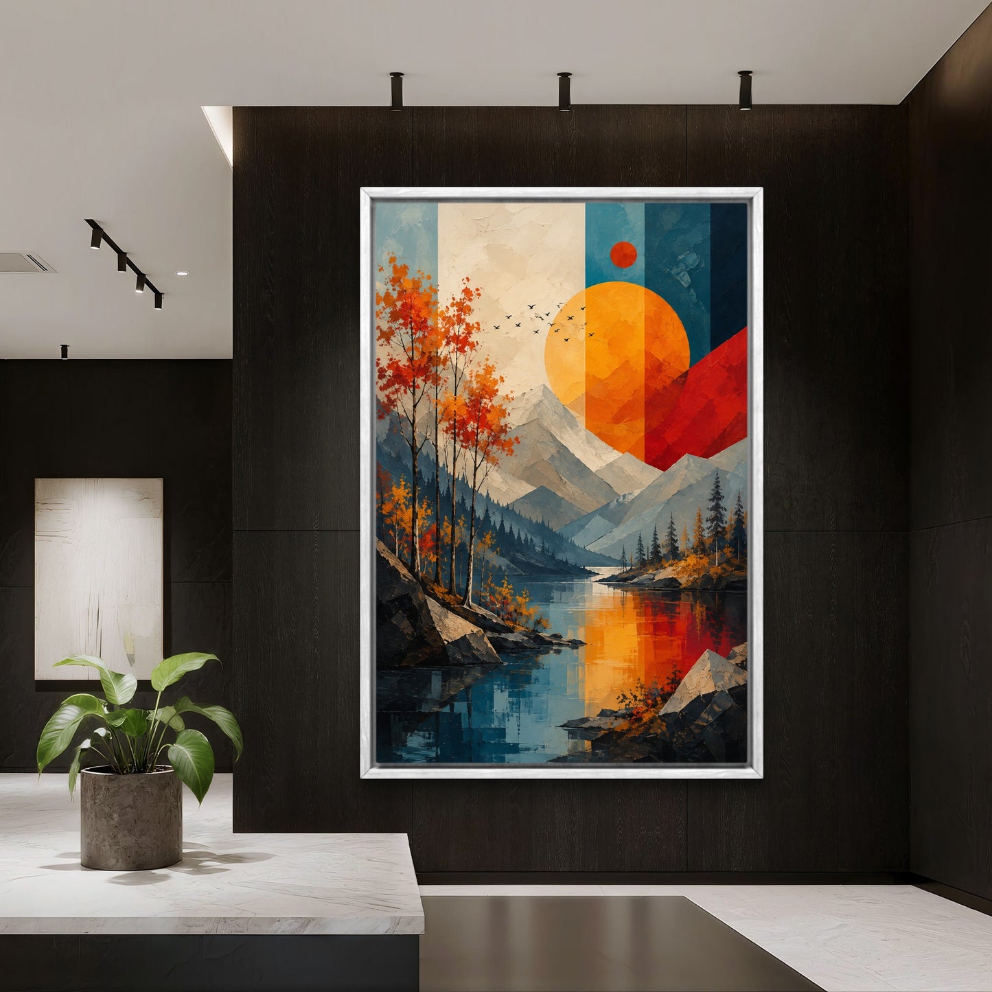 Abstract Art Premium Canvas Painting - Buy Online | Decor By Neon