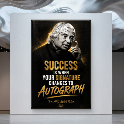APJ Abdul Kalam Premium Canvas Painting