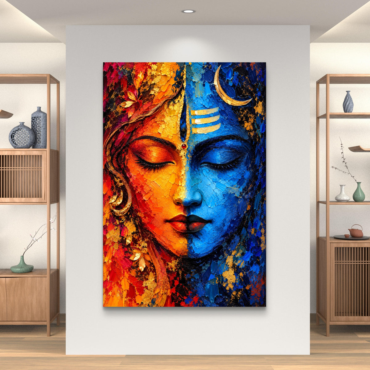Lord Shiva Premium Canvas Painting - Buy Online | Decor By Neon