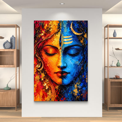 Lord Shiva Premium Canvas Painting