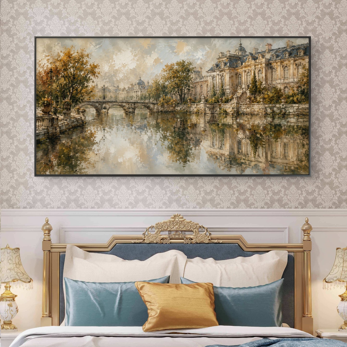 European Landscape Premium Canvas Painting - Buy Online | Decor By Neon