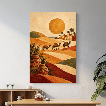Modern Interiors Portrait Premium Canvas Painting