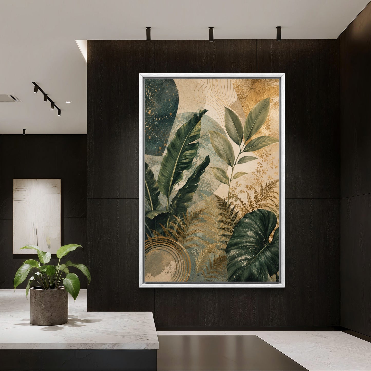 Botanical Luxury Premium Canvas Painting - Buy Online | Decor By Neon