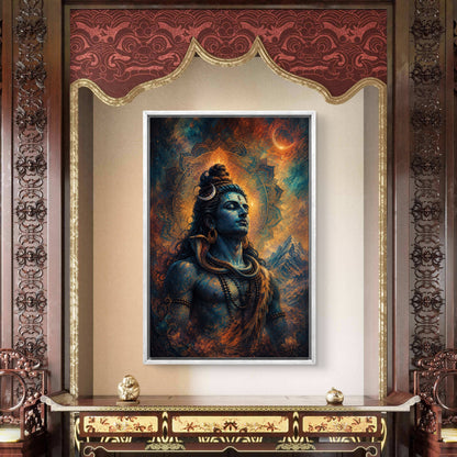 Lord Shiva Premium Canvas Painting