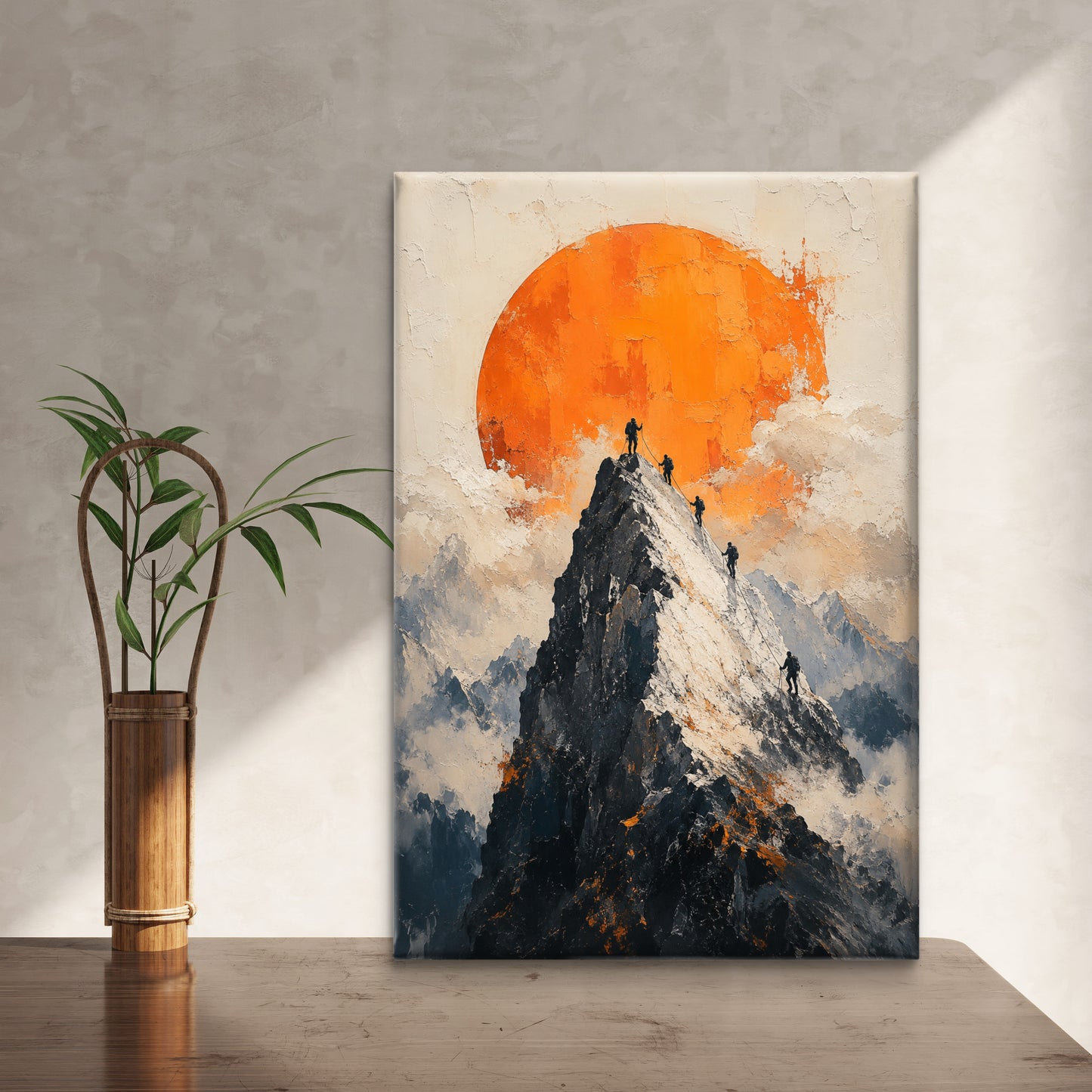 Modern Interiors Portrait Premium Canvas Painting - Buy Online | Decor By Neon