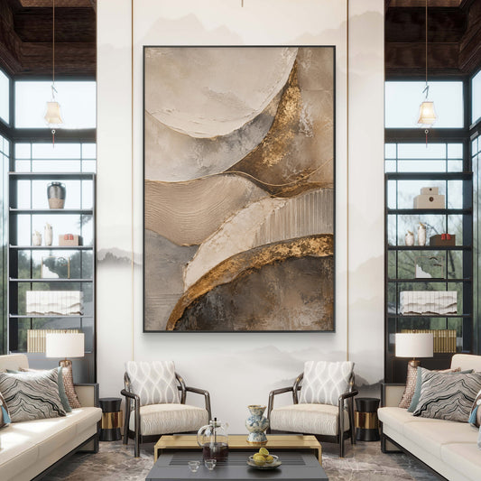 Luxury Neutral Premium Canvas Painting - Canvas Wall Art | Decor By Neon