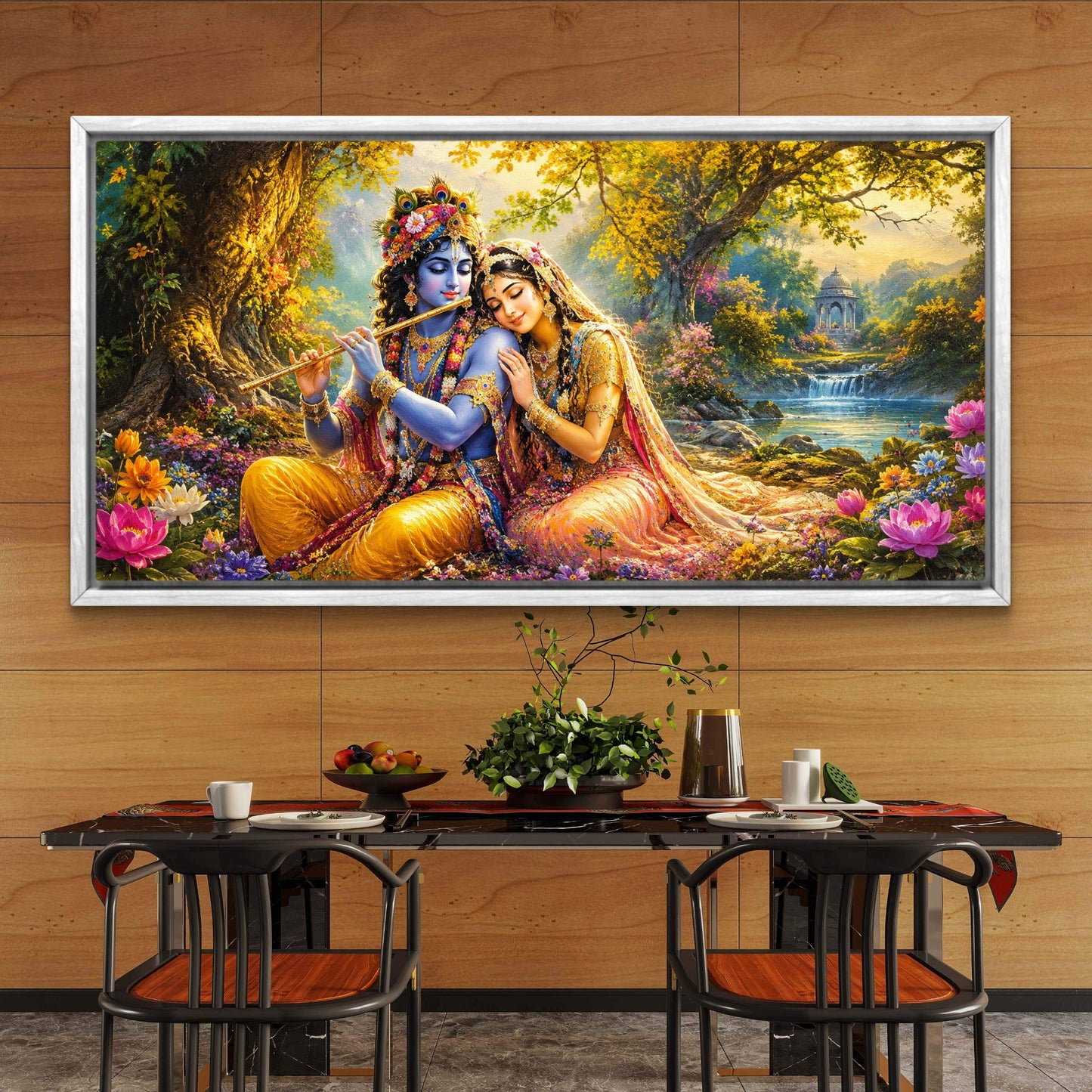Radha Krishna Premium Canvas Painting - Buy Online | Decor By Neon