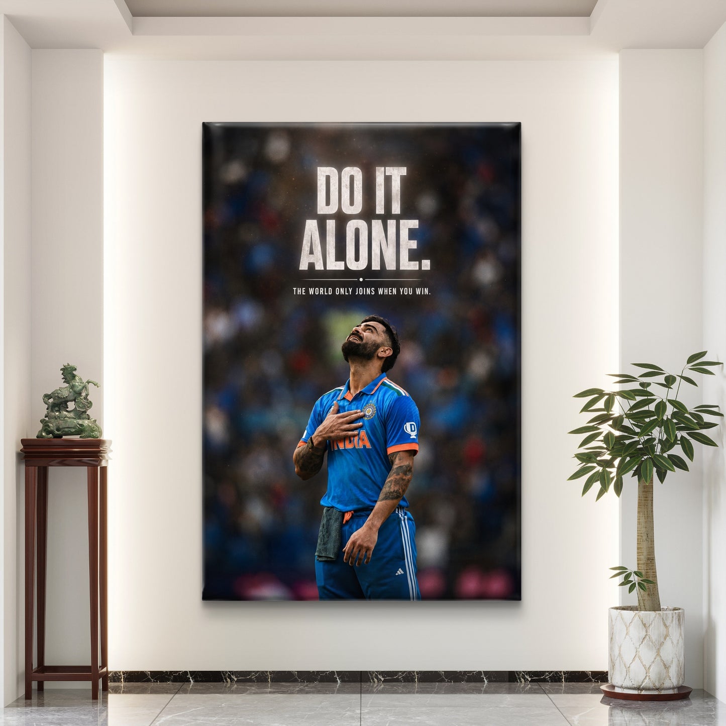 Virat Kohli  Premium Canvas Painting - Buy Online | Decor By Neon