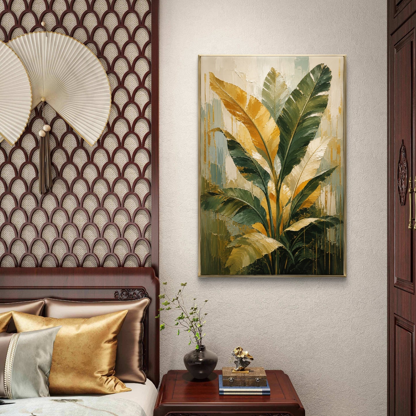Botanical Luxury Premium Canvas Painting - Buy Online | Decor By Neon