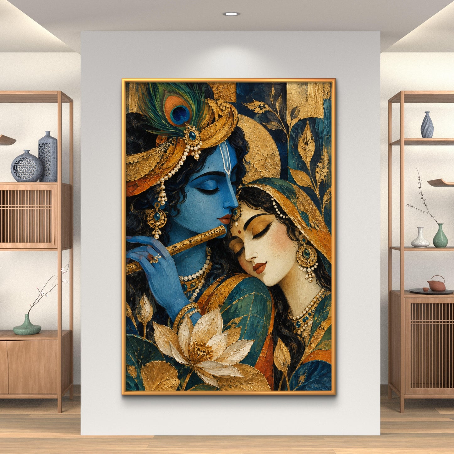 Radha Krishna Premium Canvas Painting - Buy Online | Decor By Neon