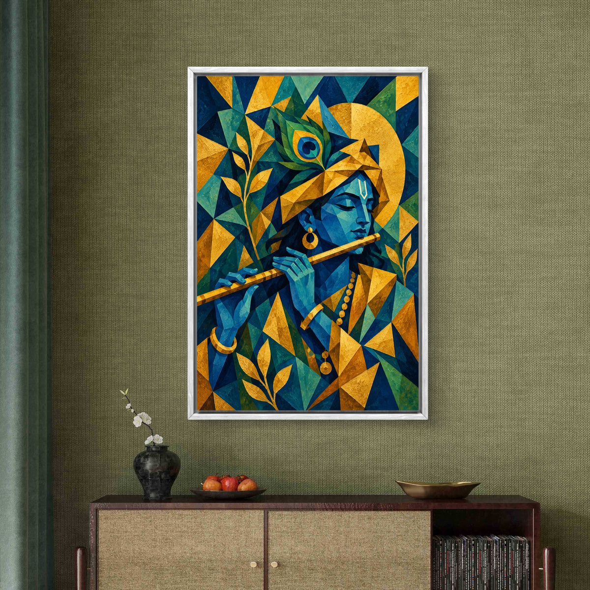 Lord Krishna Premium Canvas Painting - Buy Online | Decor By Neon
