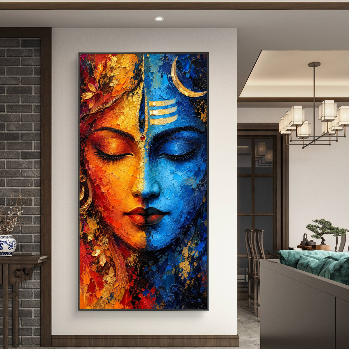 Lord Shiva Premium Canvas Painting - Buy Online | Decor By Neon