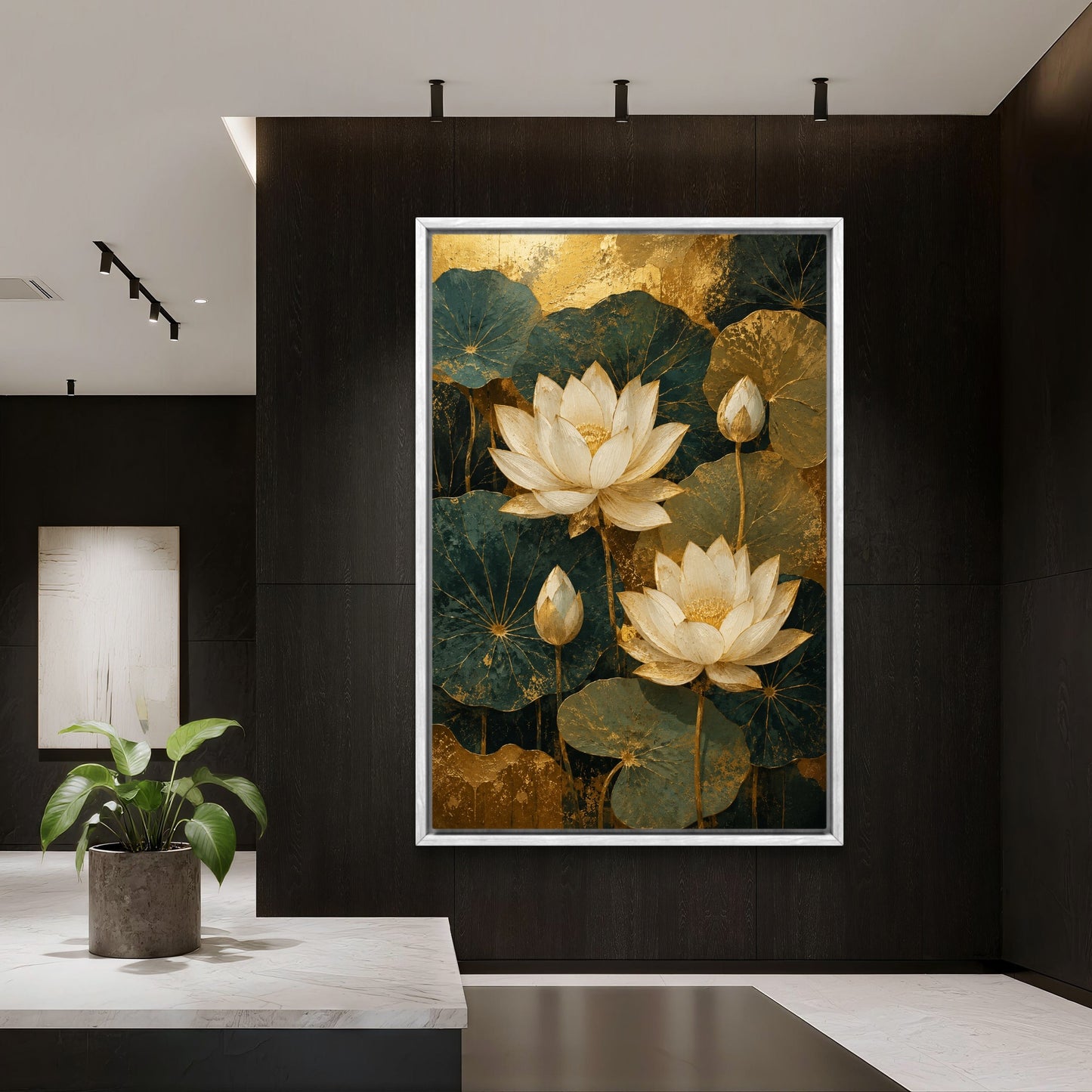 Botanical Luxury Premium Canvas Painting - Buy Online | Decor By Neon