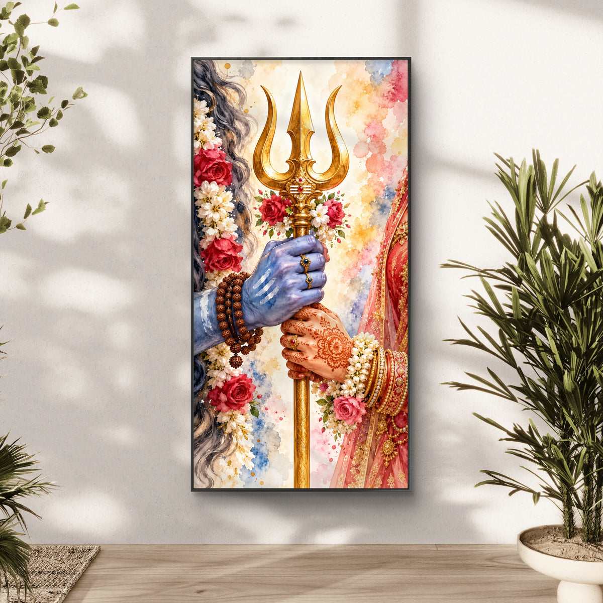 Lord Shiva Premium Canvas Painting - Buy Online | Decor By Neon