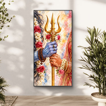 Lord Shiva Premium Canvas Painting
