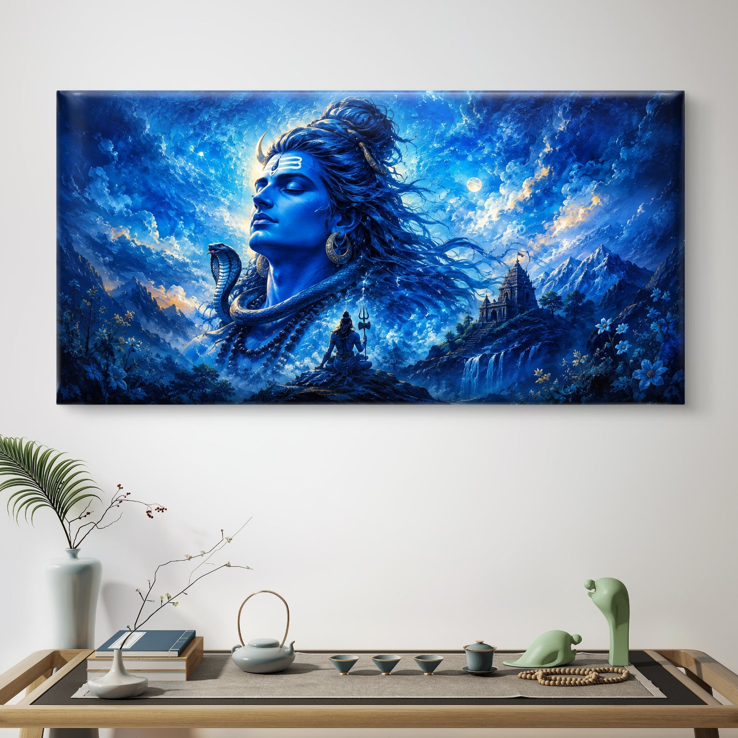 Lord Shiva Premium Canvas Painting - Buy Online | Decor By Neon