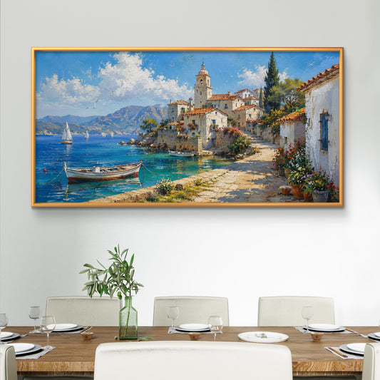 European Landscape Premium Canvas Painting - Premium Wall Art | Decor By Neon