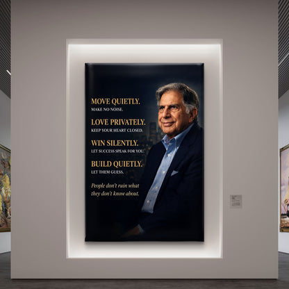 Ratan Tata Premium Canvas Painting