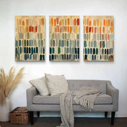 Set of 3 Abstract Art Premium Canvas Painting
