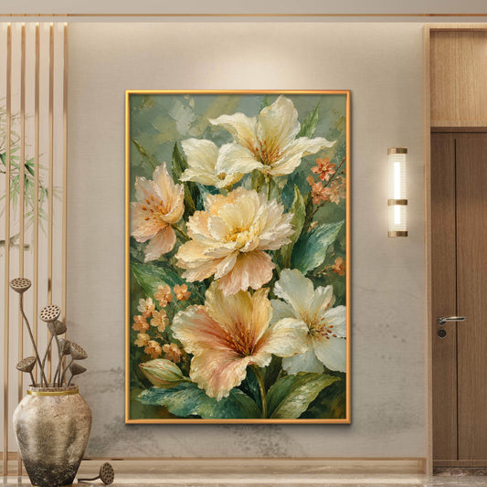 Botanical Luxury Premium Canvas Painting - Premium Wall Art | Decor By Neon