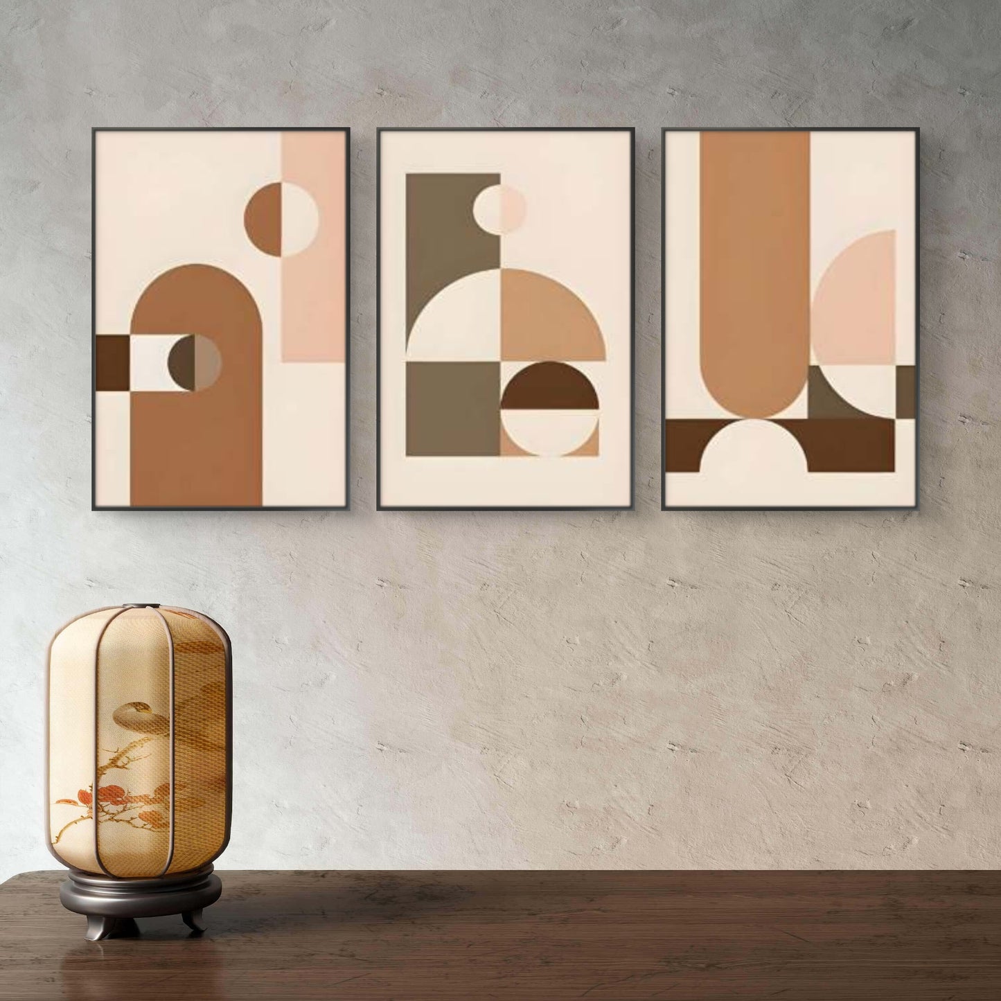 Set of 3 Abstract Art Premium Canvas Painting - Buy Online | Decor By Neon