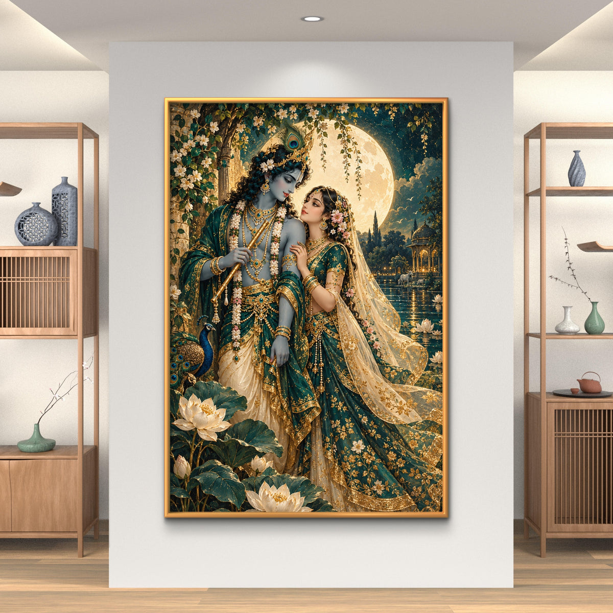 Radha Krishna Premium Canvas Painting - Buy Online | Decor By Neon